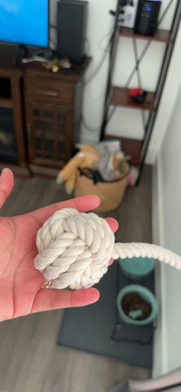 Boho Curtain Tiebacks: Natural Cotton Rope, No Drill, Unique Design - Image 7