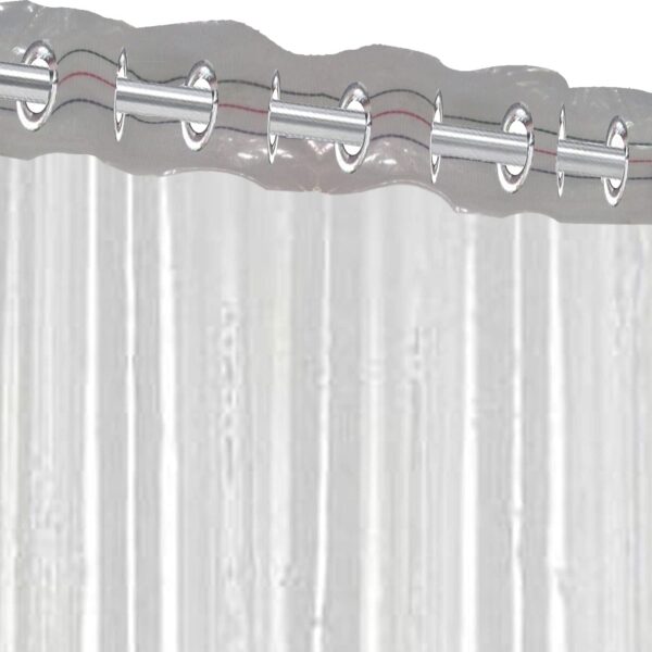 30 MM PVC Transparent Waterproof AC Curtain with Eyelet Rings and Quick Release