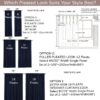 Custom Navy Blue 75" Wide Blackout Curtains for Living Room and Bedroom - Image 5