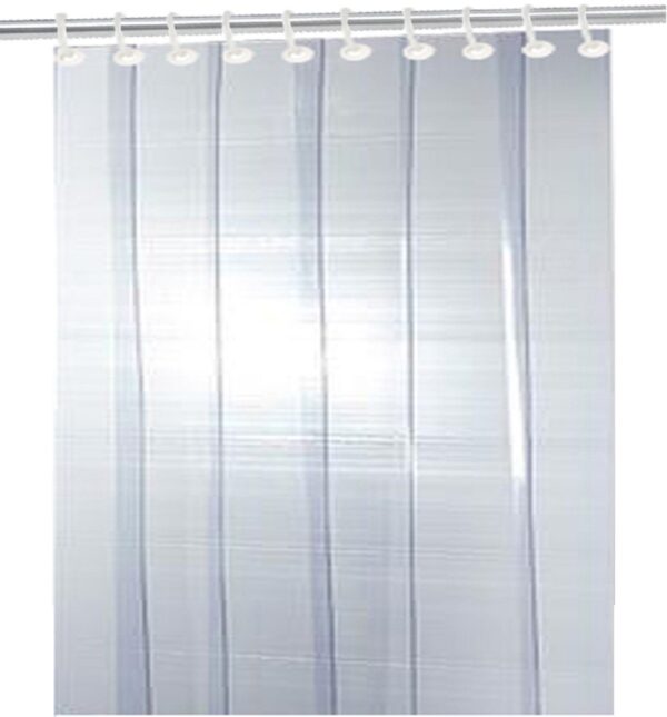 Kuber Industries 7ft PVC AC Curtain - Durable, Transparent, Stylish Solution - Image 3