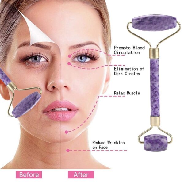 Revitalize Your Skin with Zureni Jade Facial Massager for Toning and Firming - Image 5