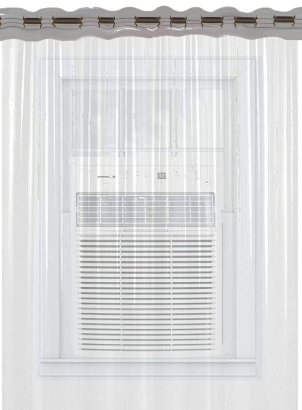 30 MM PVC Transparent Waterproof AC Curtain with Eyelet Rings and Quick Release - Image 5