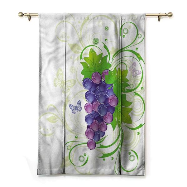 Vine Roman Shades: Elegant Water Droplet Design for Windows, 35" x 64" - Image 2