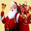 Festive 3D Santa Curtains for Kids Room | Christmas Drapes Set - Image 2
