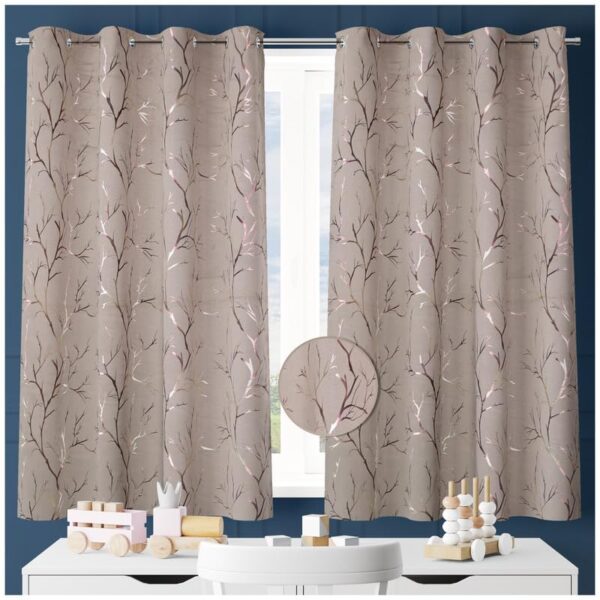 Luxurious Vendola Pure Blackout Curtains for Elegant Living Room Decor - Image 2