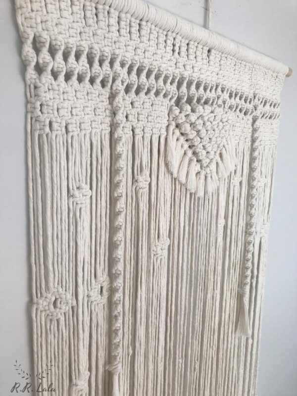 Macrame Curtain for Room Decor: Bohemian Style Window and Door Tapestry - Image 3