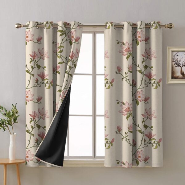 Premium Printed Blackout Curtains Set of 2 for Stylish Window Decor - Image 2