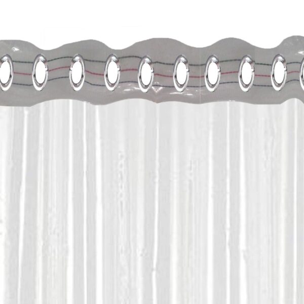 30 MM PVC Transparent Waterproof AC Curtain with Eyelet Rings and Quick Release - Image 6