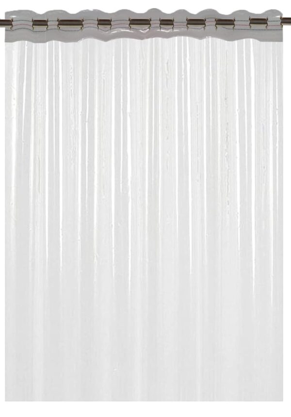 30 MM PVC Transparent Waterproof AC Curtain with Eyelet Rings and Quick Release - Image 2