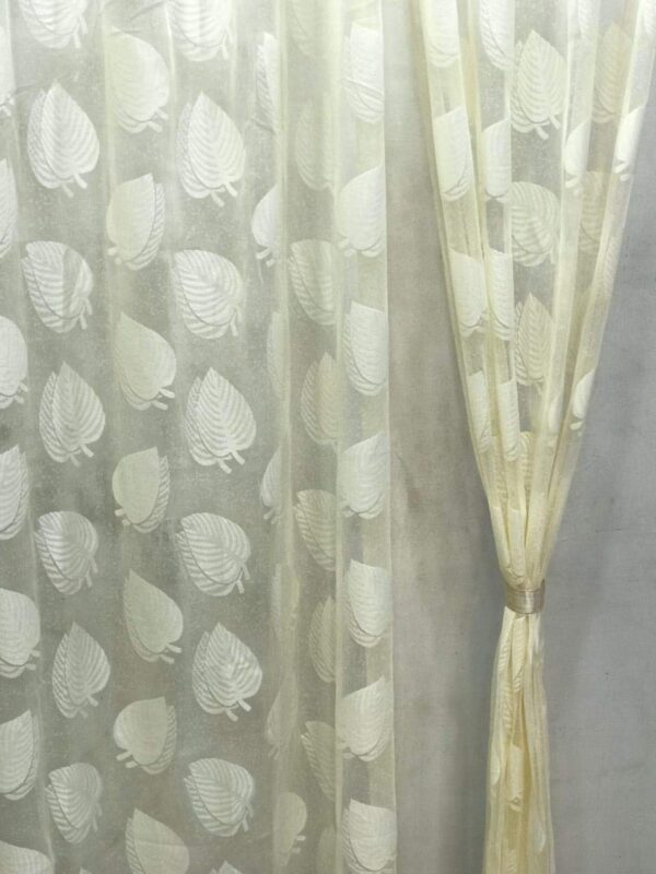 Polyester Floral Lining Fabric for Elegant Curtains and Chair Covers - Image 2