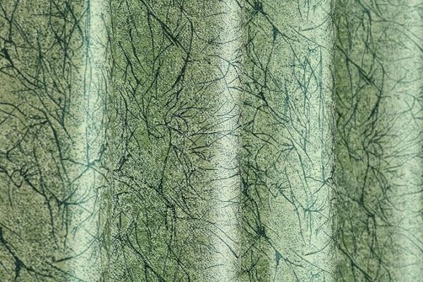 Softy Texture 7 Feet Green Polyester Blackout Curtains for Bedroom & Living Room - Image 4