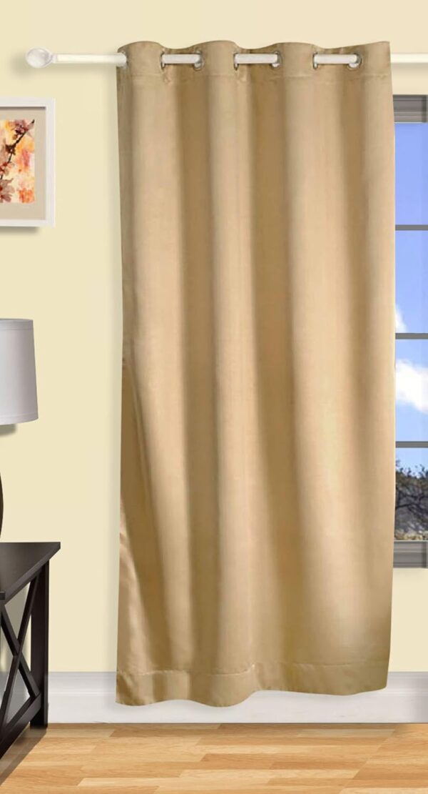 Swayam Blackout Long Door Curtain Set: Thermal Insulator for Bedrooms and Guest Rooms - Image 2