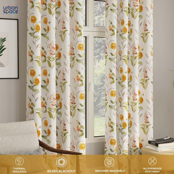 Urban Space Blackout Curtains: 8 Ft Room Darkening Set for Doors - Image 4