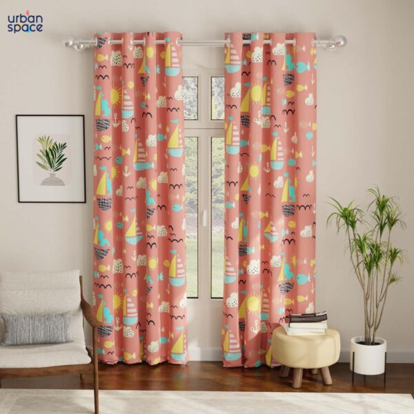 Urban Space Blackout Curtains for Long Doors - 80-85% Room Darkening - Image 2