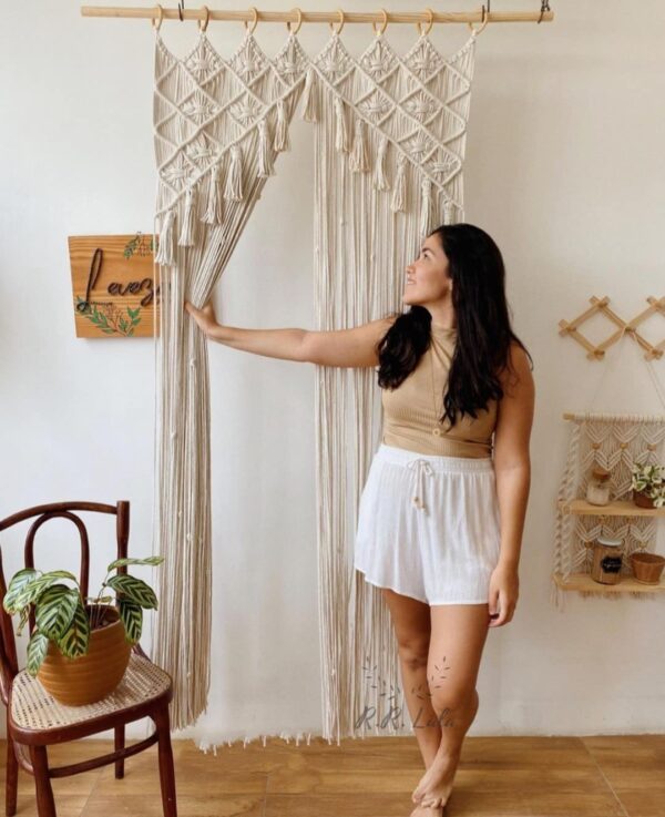 Elegant Macrame Door Curtains for Boho Wedding Decor and Home Styling - Image 6