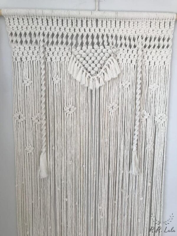 Macrame Curtain for Room Decor: Bohemian Style Window and Door Tapestry - Image 2