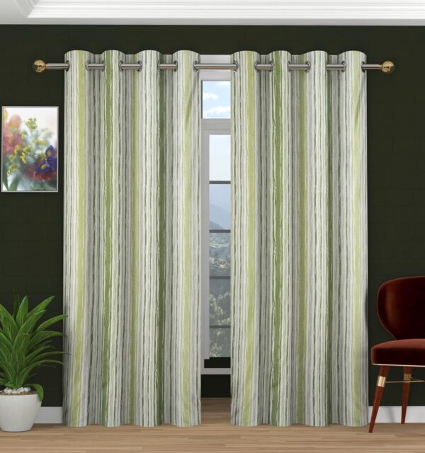 Stylish Polyester Window Curtains Set of 2 for Home Decor - Image 2