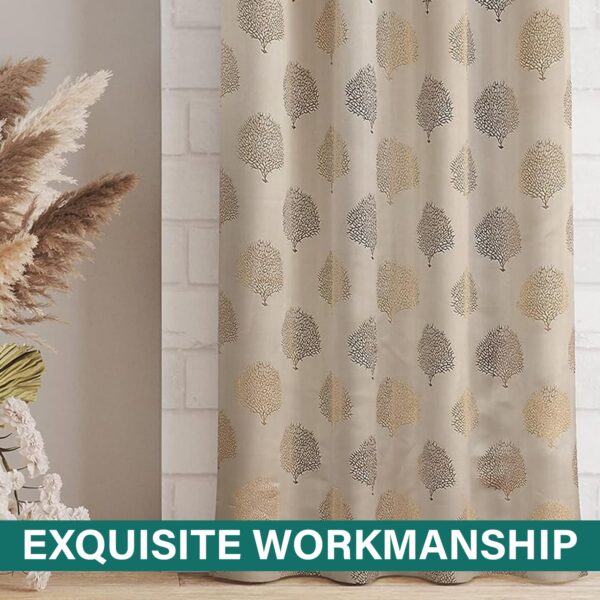 Premium Jacquard Window Curtains for Modern Living Rooms and Bedrooms - Image 2