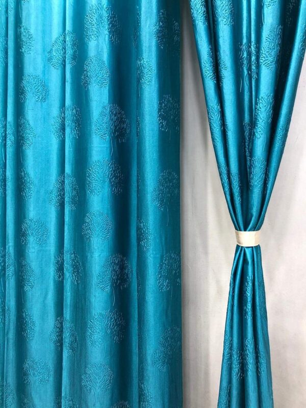 Aqua Thermal Insulated Room Darkening Curtains for Bedroom and Living Room - Image 4