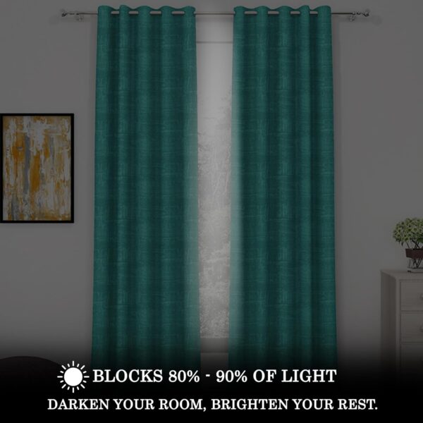 Stylish Blackout Curtains Set: Thermal Insulated for Living Room Decor - Image 3