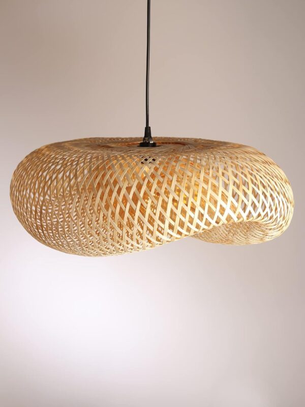 Bamboo Lampshades: Stylish Boho & Rattan Lighting for Your Home Decor - Image 4