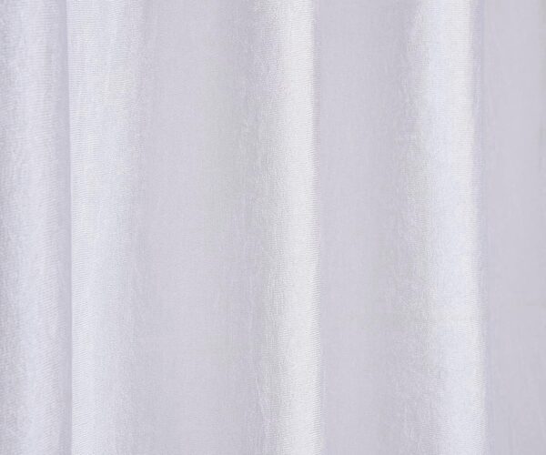 Elegant HFI Royal Silky Polyester Eyelet Curtains - 6 Feet, White, 2 Pieces - Image 4