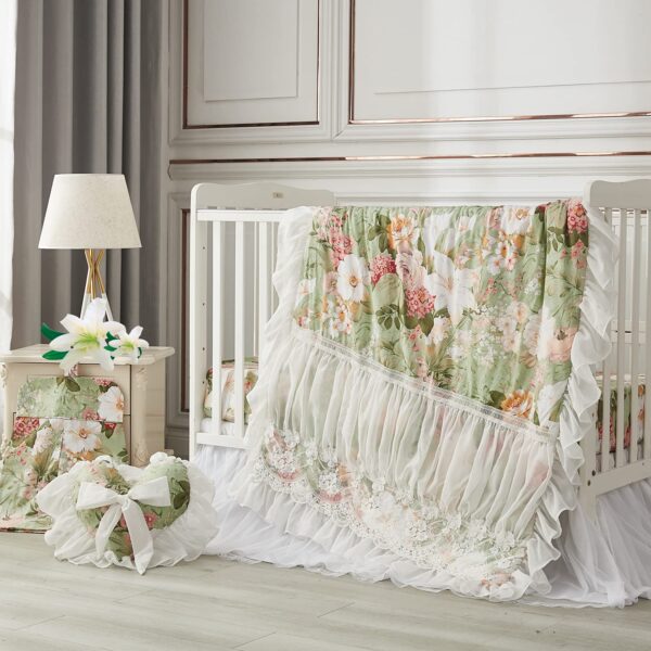 Fresh Garden Rose Cotton Window Valance for Kids' Rooms and Laundry Spaces - Image 2