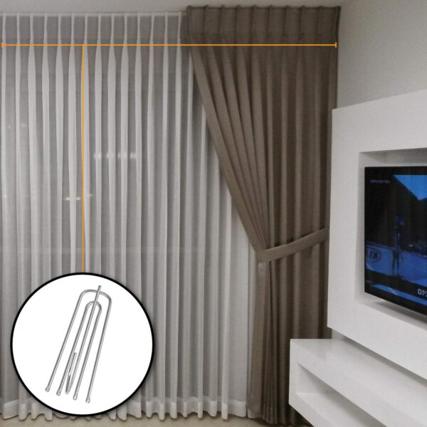 Millennial Essentials Curtain Pleater Tape Hooks for Perfect Pinch Pleats - Image 7