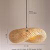Bamboo Lampshades: Stylish Boho & Rattan Lighting for Your Home Decor - Image 5