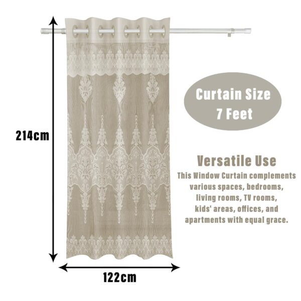 Premium Darkening Door Curtains for Bedroom and Living Room - Pack of 2 - Image 3