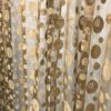 Elegant RIDHAAN Brown Dot Circles 9 Feet Imported Net Fabric Curtains - Image 2