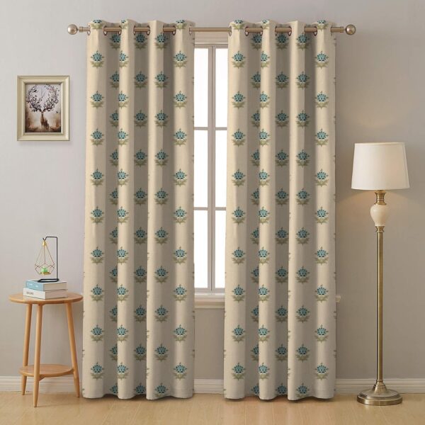 Premium Teal Blue Blackout Curtains - Heavy Fabric for Light Blocking - Image 2