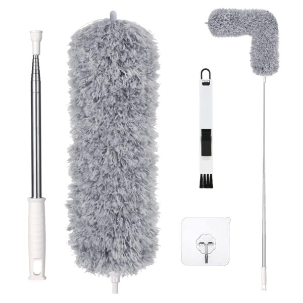 Extendable Duster with Long Handle: Clean Ceilings, Fans, and Curtains Easily - Image 9