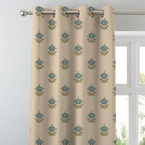 Premium Teal Blue Blackout Curtains - Heavy Fabric for Light Blocking - Image 6