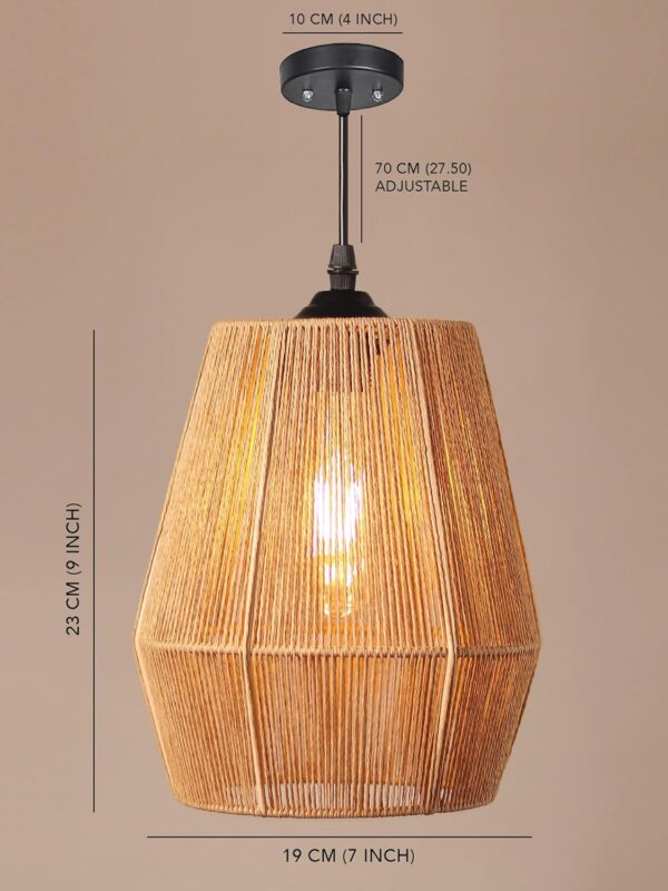 Bamboo and Rattan Lampshades: Unique Cafe Lighting for Every Space - Image 6