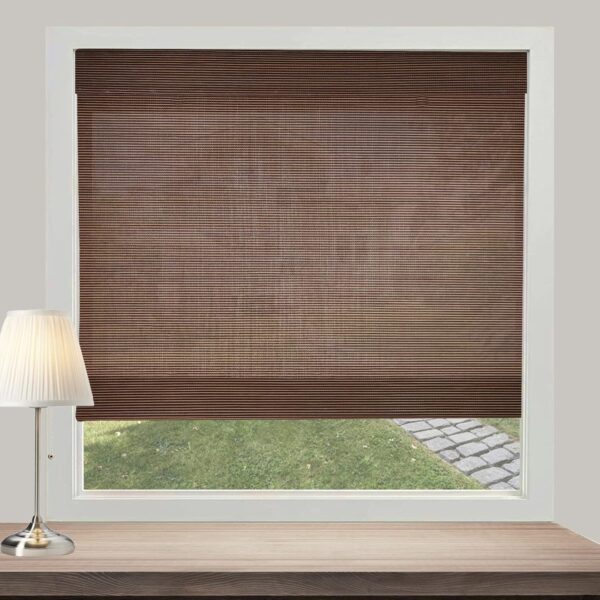 Passenger Pigeon Bamboo Roller Shades: Stylish Light Filtering Blinds for Your Home - Image 2