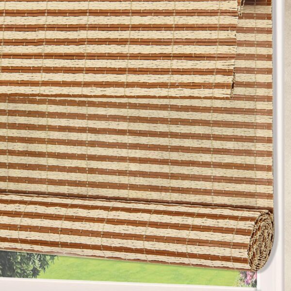 Stylish Bamboo Roller Shades for Home: Easy Installation & Light Filtering - Image 2