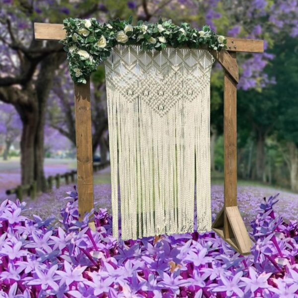 Handmade Macrame Curtain for Windows and Doors - Elegant Home Decor - Image 3