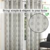 Premium Betel Leaf Curtains | 80% Room Darkening Grey Window Screens - Image 3