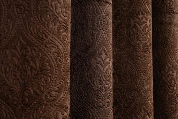 Elevate Your Space with Homefab India 2 Piece Brown Velvet Curtains - Image 5