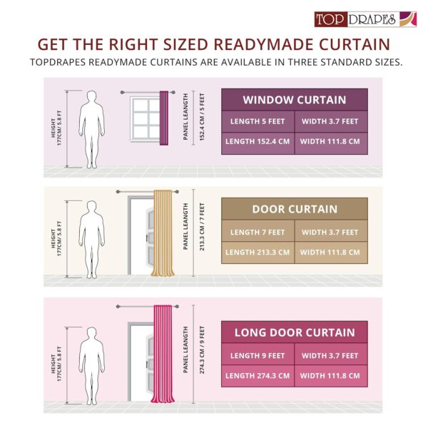 Room Darkening Blackout Curtain with Tie Back - Thermal Insulated & Noise Reducing - Image 6
