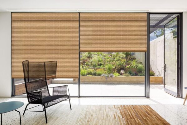 Stylish Bamboo Roller Shades for Home: Easy Installation & Light Filtering - Image 4