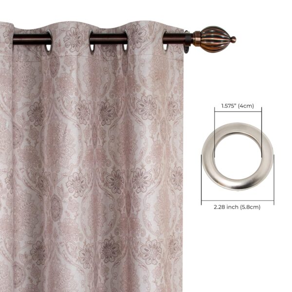 Elegant Semi Blackout Geometric Curtains for Bedroom and Living Room Decor - Image 6