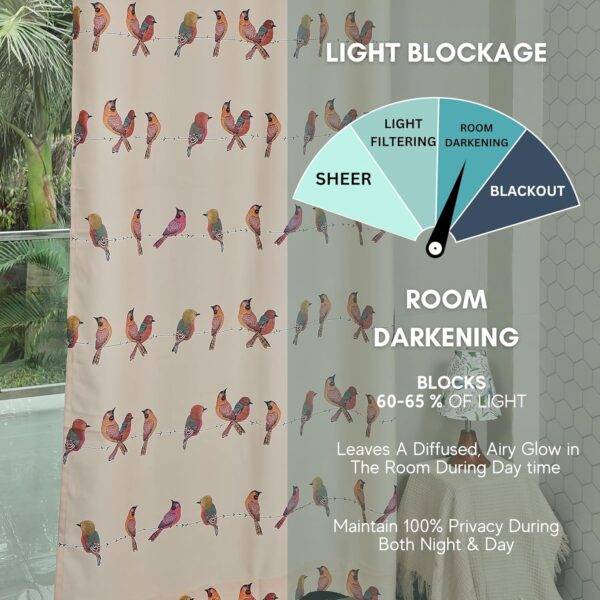 Tramb Printed Polyester Curtains: Stylish Privacy and Noise Reduction for Your Home - Image 6