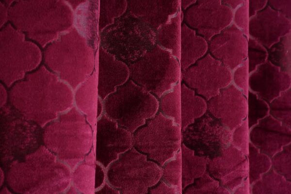 Elegant Velvet Embossed Curtains for 9 Feet Doors in Living Rooms and Bedrooms - Image 3