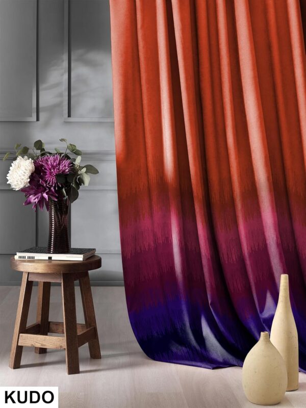 Elegant Maroon Blackout Curtains with Tie Backs for Bedroom and Living Room - Image 5