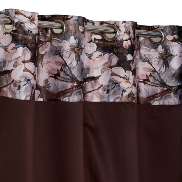 Swayam Blackout Curtain Set: Thermal Insulator for Bedroom, Noise Dampening, Brown - Image 2