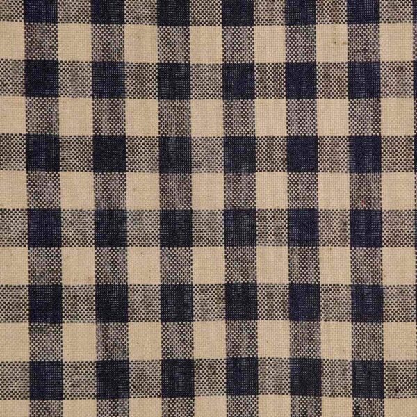 Raven Black Cotton Check Valance for Primitive Kitchen Decor in 16x60 Size - Image 2