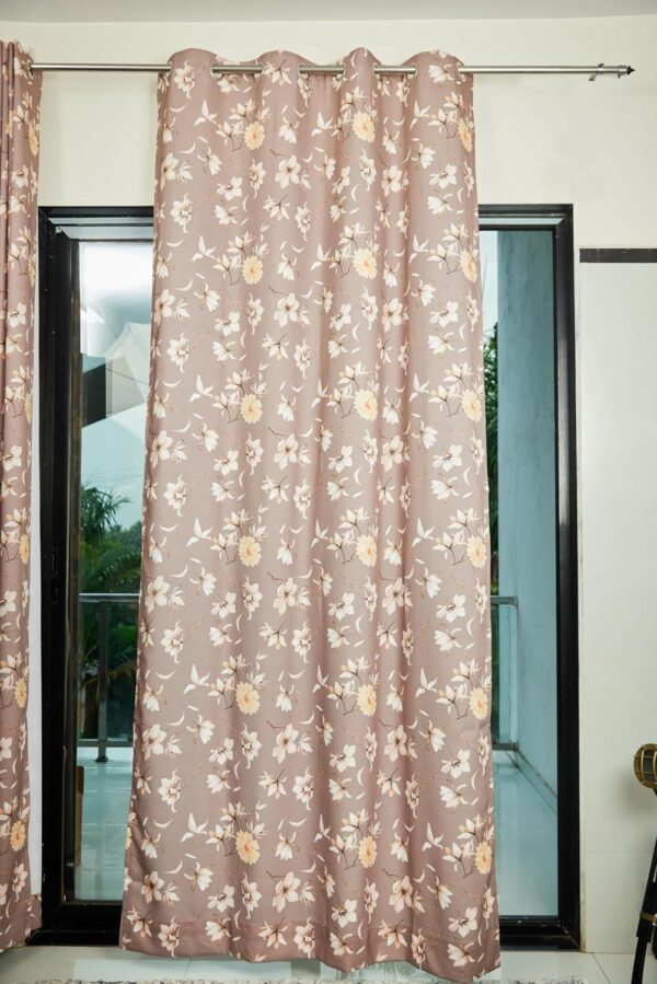 Tramb Printed Polyester Curtains for Privacy, Noise Reduction, and Thermal Control - Image 2