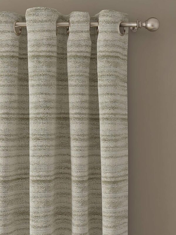 Elegant Jacquard Woven Grommet Curtains - 52 x 84 Inch Set of 2 - Image 2